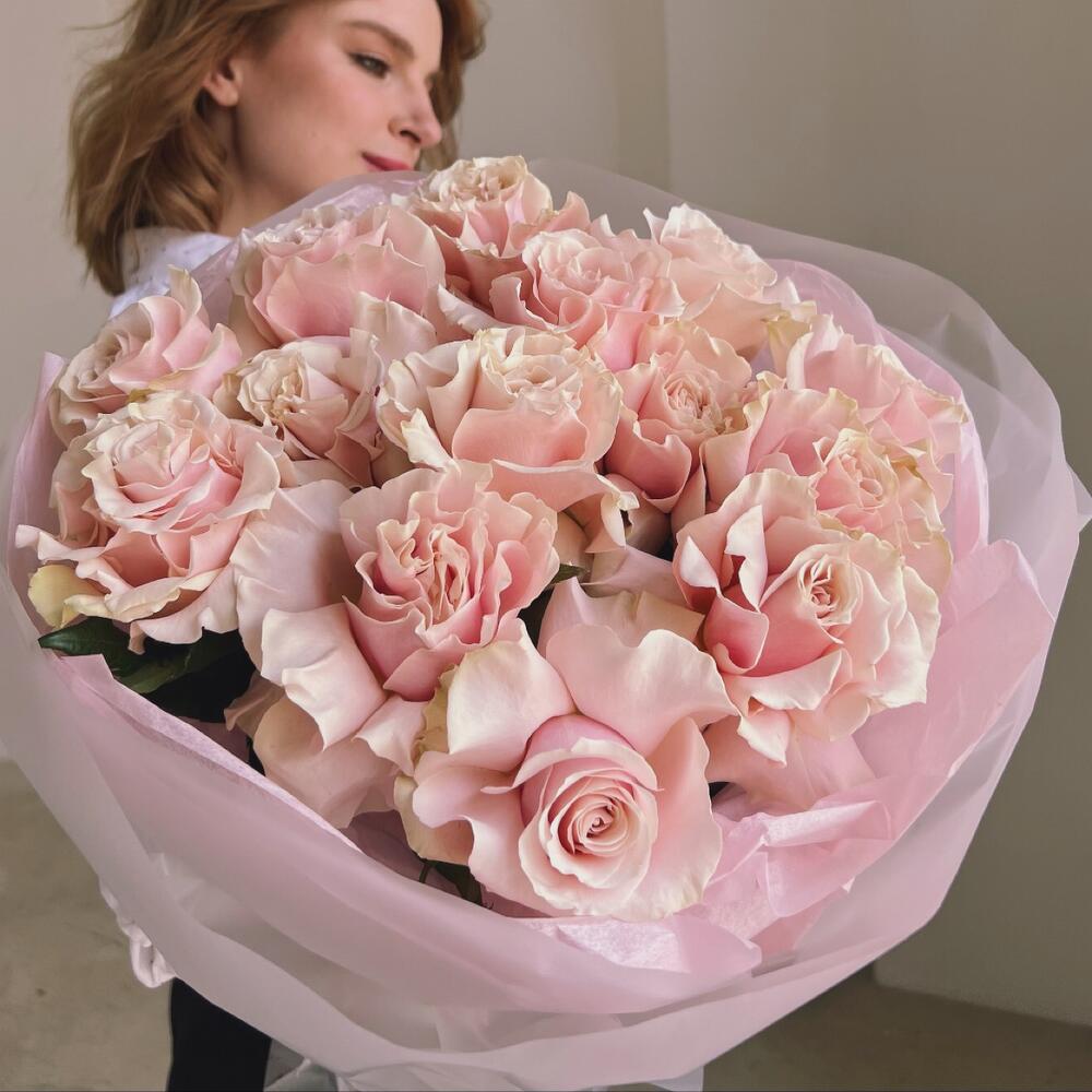 Букет из 15 французских роз 