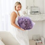 букет из гипсофилы