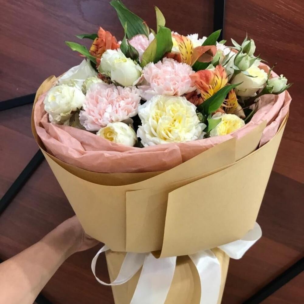 Букет в эко стиле